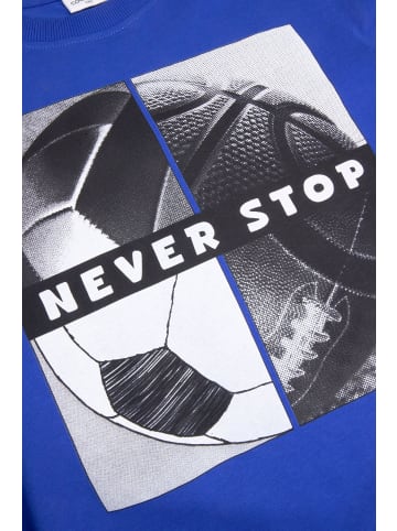 Coccodrillo T-Shirt mit kurzem Ärmel in kobaltblau