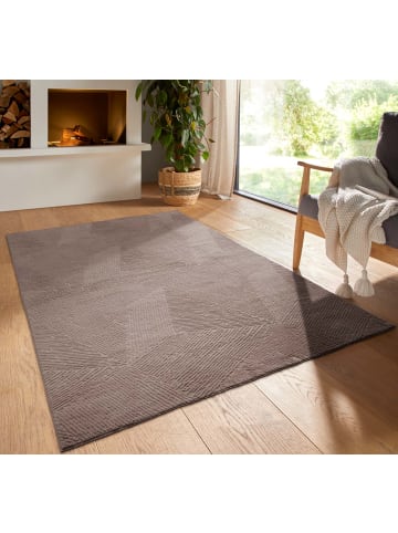 Tara Carpet Kurzflorteppich Homestyle Fresco in Taupe