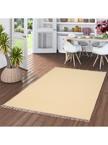 Pergamon Natur-Teppich Kelim Mila in creme