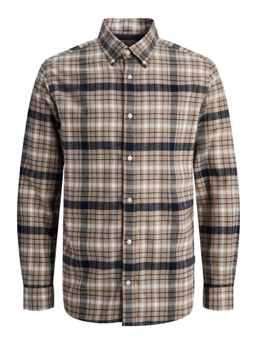 Jack & Jones Flanellhemd in Simply Taupe