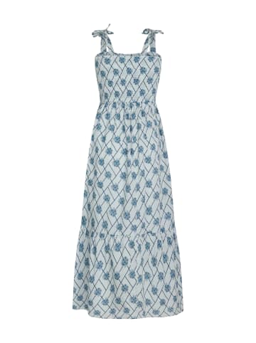 Noa Noa Kleid mit Trägern LottaNN in Print Blue