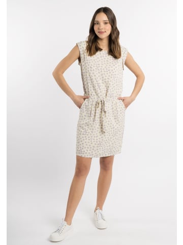 myMo Damen Kleid Mit Blütenprint in Hellgelb