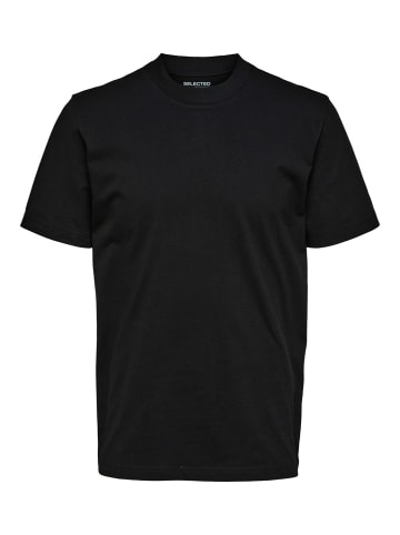 SELECTED HOMME T-Shirt SLHRELAXCOLMAN in Schwarz