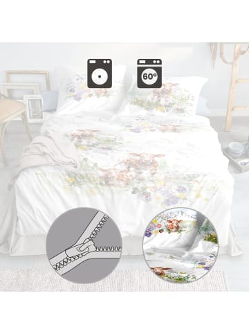 Irisette Mako-Satin Bettwäsche in bunt