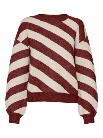 Vero Moda Strickpullover in Fired Brick