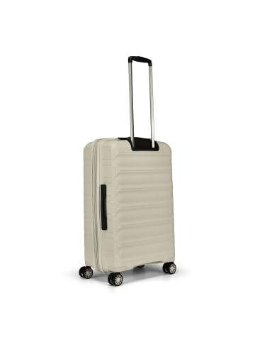 D&N Travel Line 4700 4 Rollen Kofferset 3-teilig mit Dehnfalte cream white