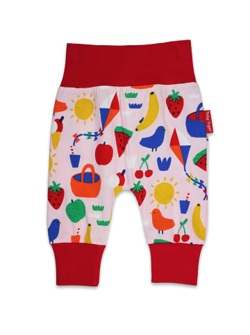 Toby Tiger Hose mit Picknick Print in rosa