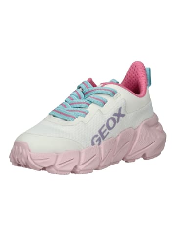 Geox Sneaker in Weiß/Pink