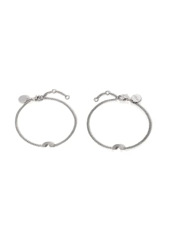 PURELEI Armband-Set Rainbow Love Silber