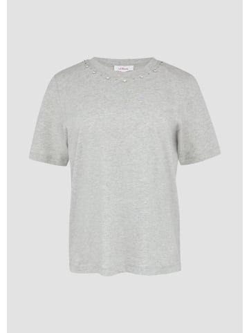 s.Oliver T-Shirt in 94D1_grau meliert