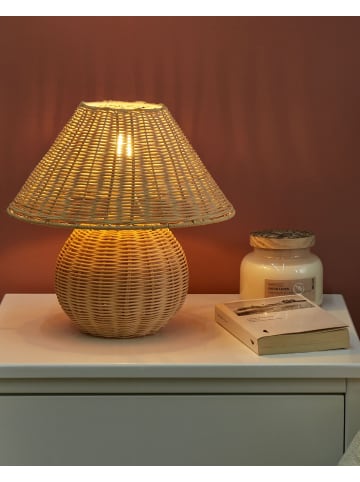 Beliani Tischleuchten CINDER in Naturfarben - (W) 30 x (H) 31 x (L) 30 cm