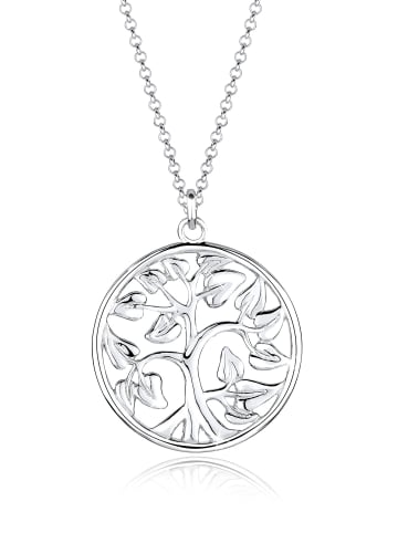 Elli Halskette 925 Sterling Silber Lebensbaum, Münze in Silber