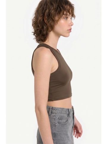 Alexa Dash Blouse in Dunkelbraun