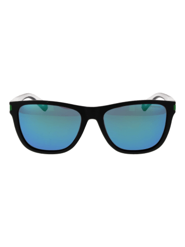 Polaroid Unisex Sonnenbrille Rechtwinklig Schwarz