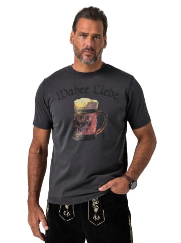 JP1880 Kurzarm T-Shirt in schwarz