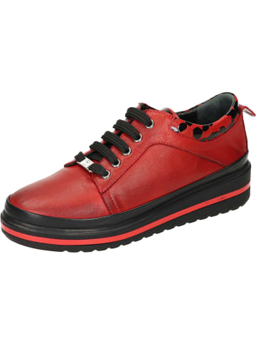 manitu Schnürschuhe, Sneakers Low, Sportliche Halbschuhe in rot