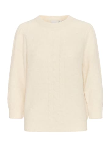 ICHI Strickpullover IHKAMARA Loose fit in Cloud Dancer