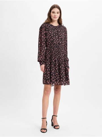 MOSS COPENHAGEN Kleid MSCHEvelda Orabella in schwarz rosa - 0001