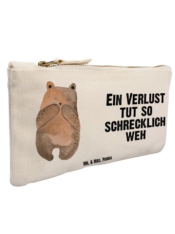 Mr. & Mrs. Panda kosmetiktäschchen Bär Verlust mit Spruch in Weiß