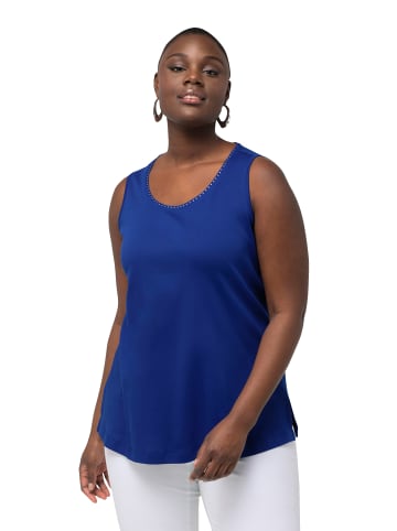 Ulla Popken Strick-Top in dunkles saphir