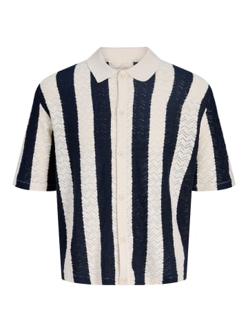 Jack & Jones Gestricktes Polo in Sea Salt 1