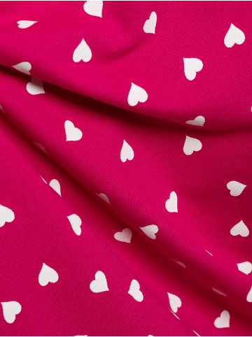 Marie Lund Poloshirt in pink weiß - 0002