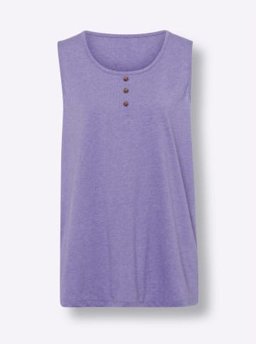 Sieh an! Longtop in lavendel-meliert