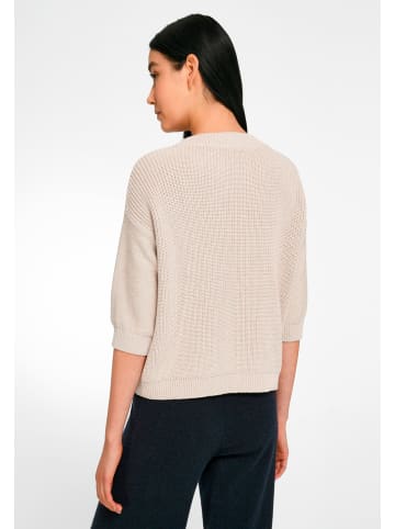 PETER HAHN Pullover Cotton in stone