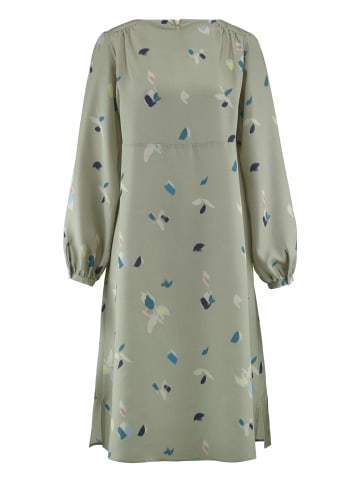 Hessnatur Kleid Midi Regular in seegras