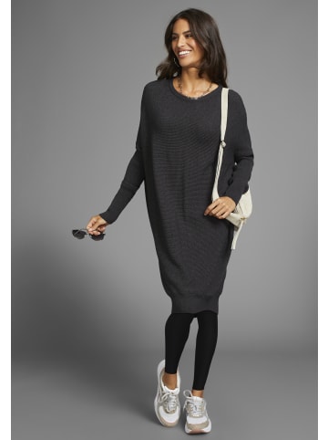 Laura Scott Longpullover in anthrazit melange