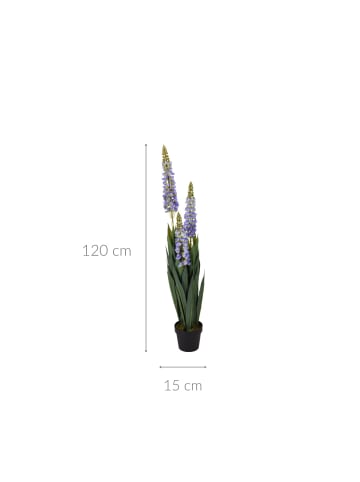 Home&Styling Collection Künstliche Lupine im Topf in Lila, 120 cm