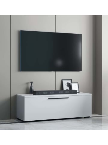 ebuy24 TV Tisch ArilaL 8 Weiß 115 x 40 cm