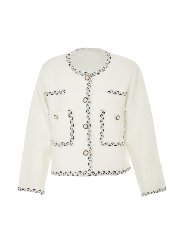 zitha Damen Strickjacke in Wollweiss