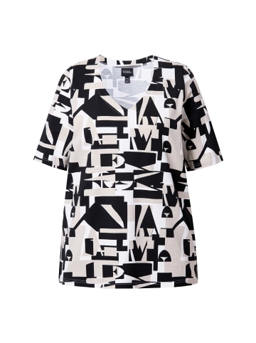 Ulla Popken Shirt in schwarz