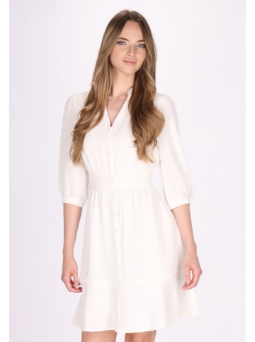 DreiMaster Damen Kleid in Wollweiss