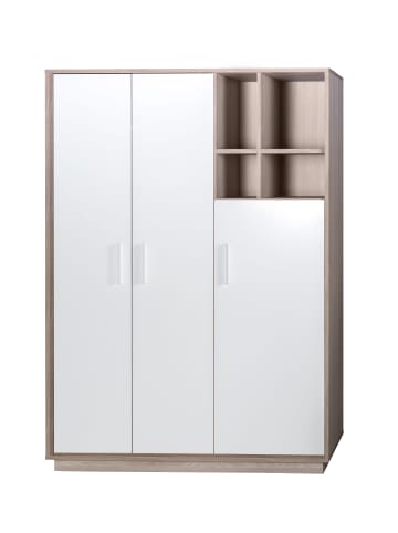 roba Kleiderschrank Olaf 3-türig mit Regal fürs Baby- & Kinderzimmer
