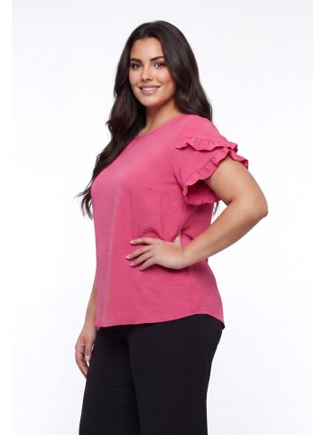faina Women Plus Size Blouse in Pink