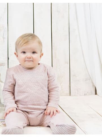 OrganicEra Baby Schlafstrampler in Rose Melange