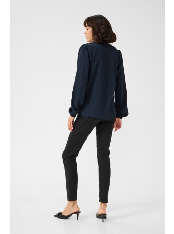 Kaffe Langarm-Bluse KAlinda Regular fit in Midnight Marine