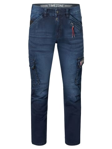 Timezone Jeans Regular Fit Slim Legs Medium Waist in Blau