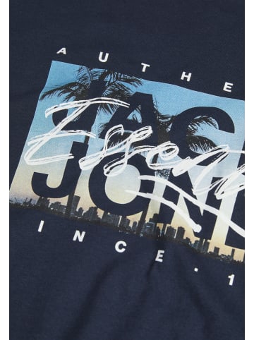 Jack & Jones T-Shirt 'Colton' 2er Pack in blau
