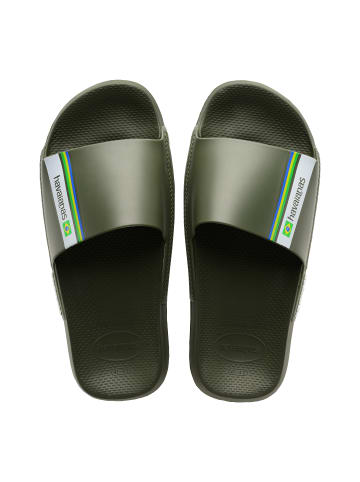 Havaianas Slide Clas-Sandalen zum Hineinschlüpfen Grün