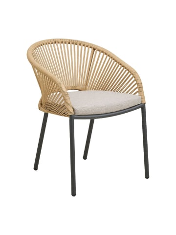 ebuy24 Gartenstuhl Noomi Sandfarben 2er Set