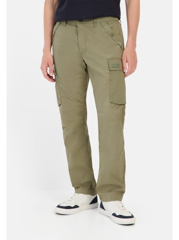 Camel Active Relaxed Fit Cargo Hose mit Stretchfunktion in Dunkelgrün