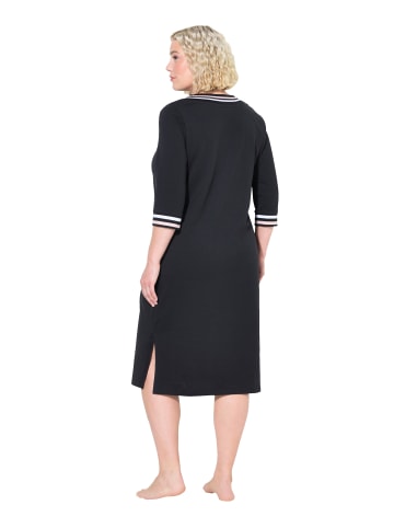 Ulla Popken Nachthemd in klassisch schwarz