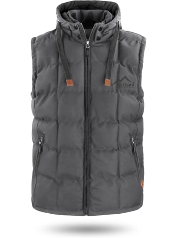 Normani Outdoor Sports Herren Winter-Steppweste Tropez in Anthrazit