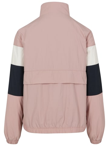 Urban Classics Track Jackets in darkrose/nvy/wht