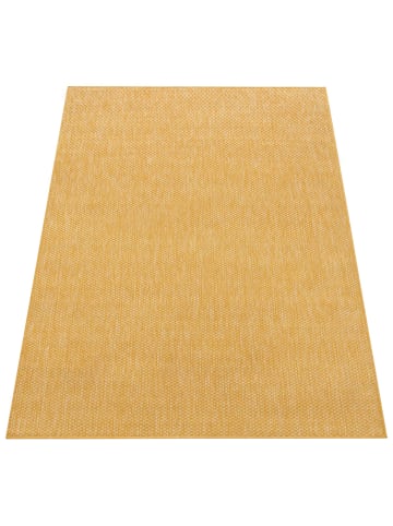 KADIMA DESIGN Teppich Kurzflor Unifarben Wohnzimmer in Gelb