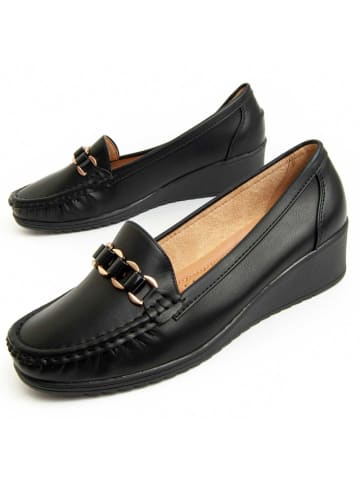 Montevita Mokassins Moccavita in Schwarz