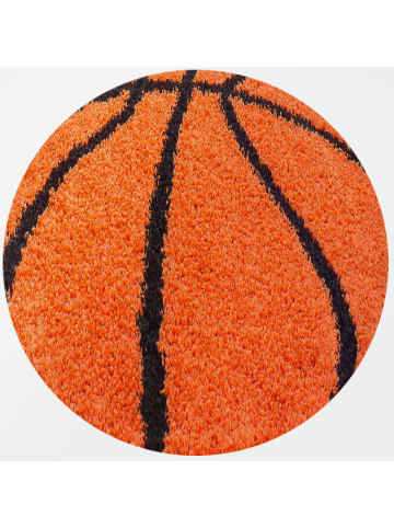 KADIMA DESIGN Kinderteppich Waschbar Basketball MATREI Strapazierfähig OEKO-TEX